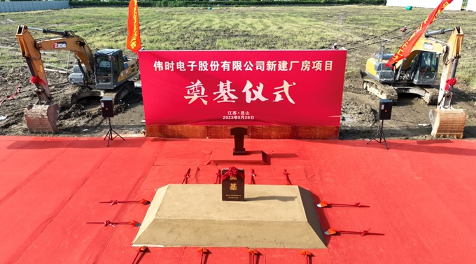 BWIN必赢电子股份有限公司背光显示模组扩建及智能显示组件新建项目奠基仪式